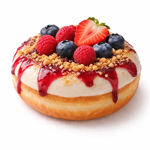 TARTA DE QUESO CON FRUTOS ROJOS